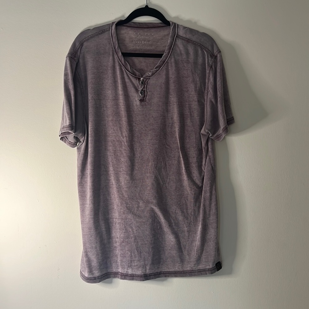 Men’s lucky brand large short sleeve shirt